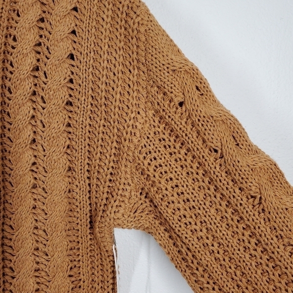 ACTIVE USA OPEN KNIT V-NECK SWEATER - Picture 3 of 5